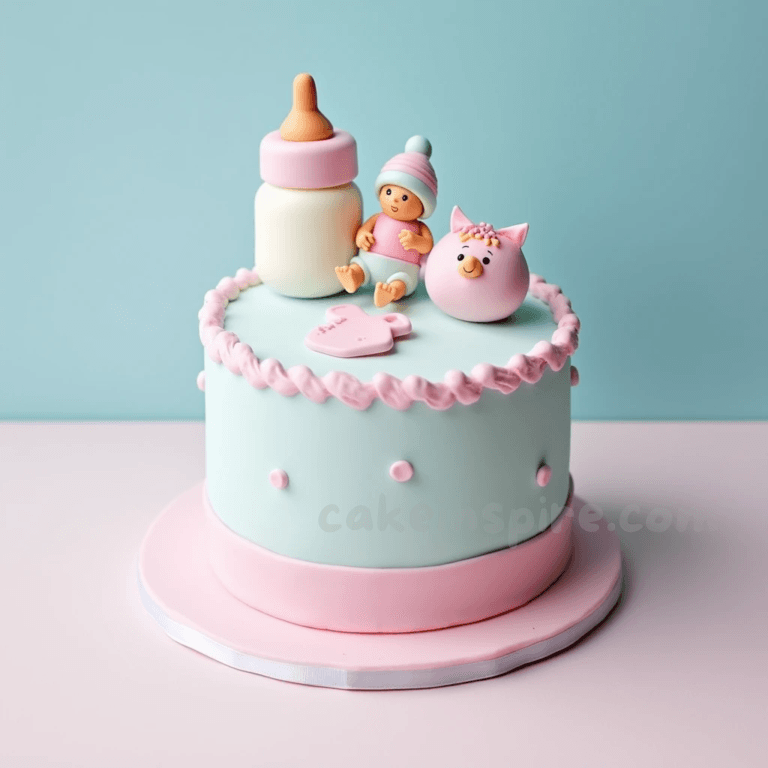 gender reveal cake