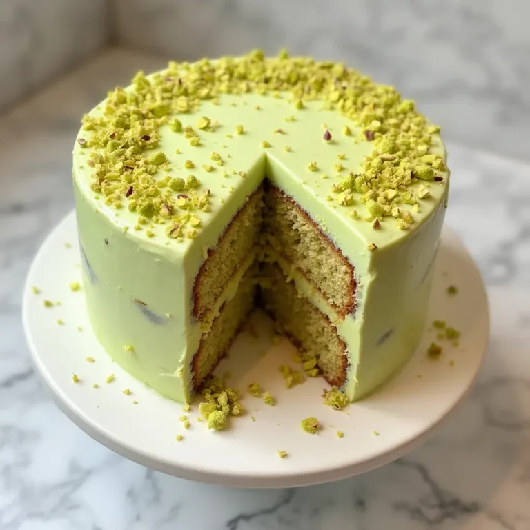 pistachio ricotta cake