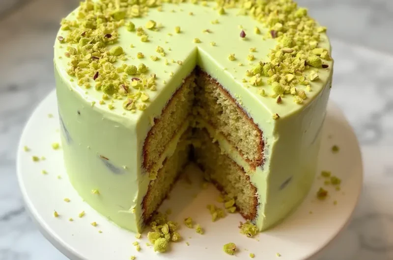 How to Make a Show-Stopping Pistachio Ricotta Cake in Under an Hour