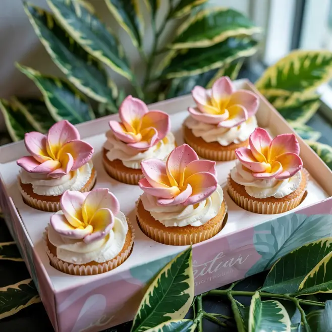 flower cupcakes