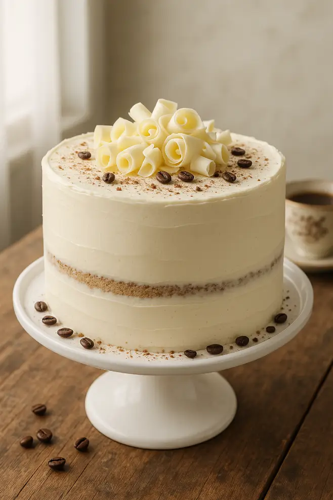 White Chocolate Mocha Cake