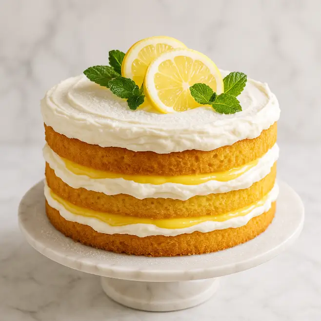 italian lemon cream cake