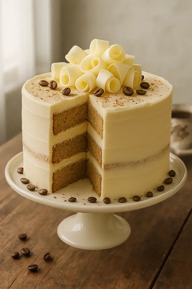 White Chocolate Mocha Cake