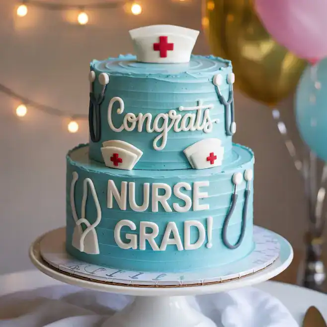 graduation cake nurse grade