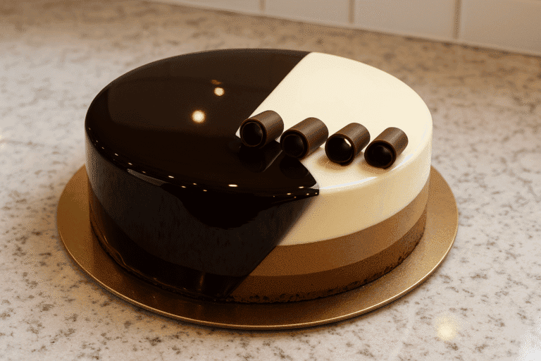 tuxedo cake