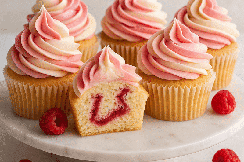 How to Make Perfect Raspberry Swirl Cupcakes: A Step-by-Step Guide