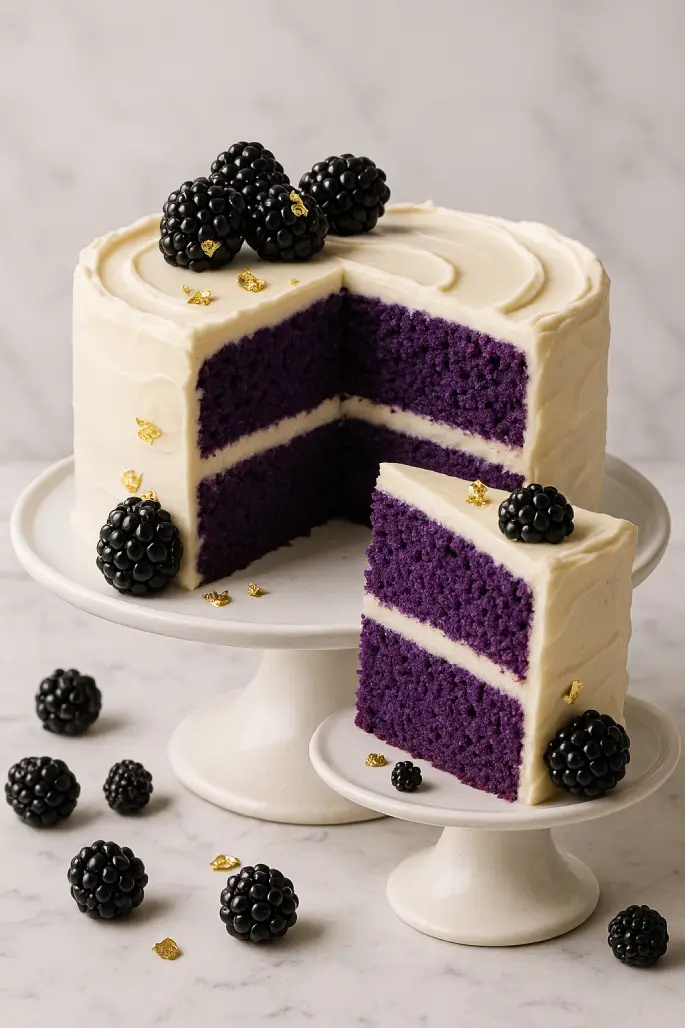 Royal Purple Velvet Cake