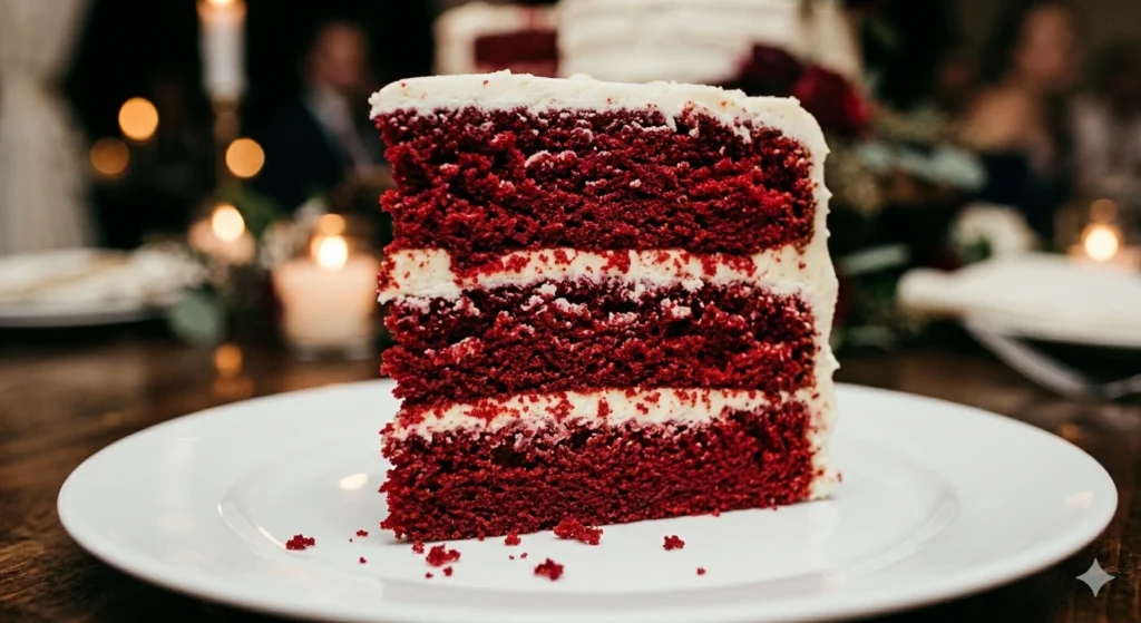 red velvet wedding cake
